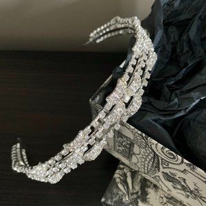 Bridal/Formal hair bling accessory/headband, rhinestones, sparkly, bride